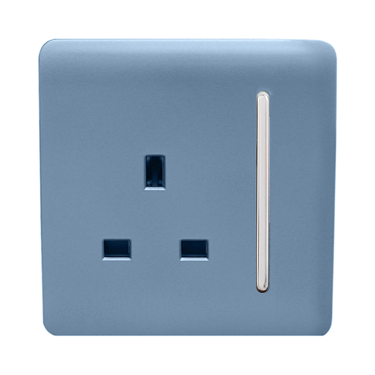 Trendiswitch Modern 1 Gang 13 Amp Switched Plug Socket