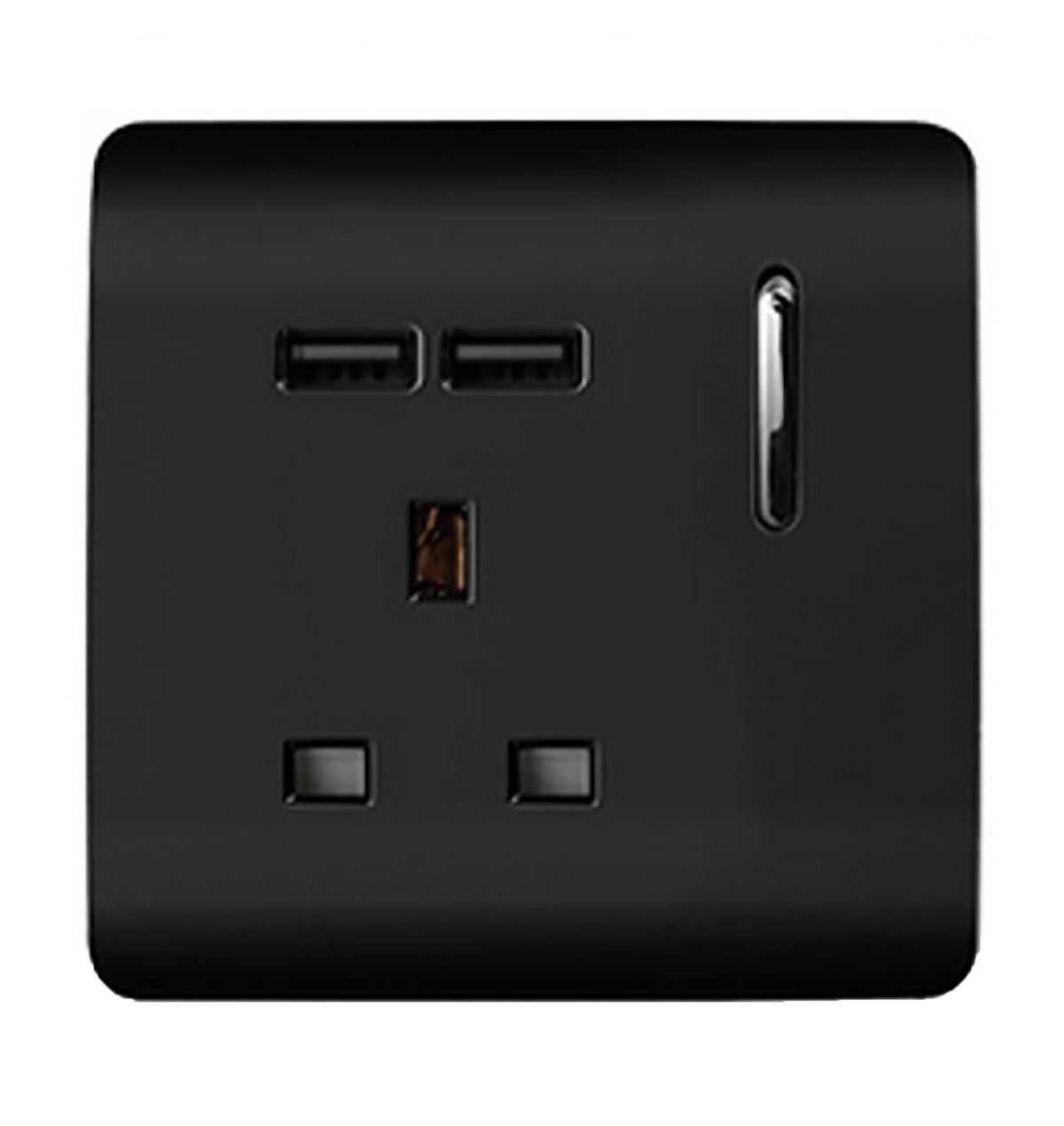 Trendswitch Artistic Modern 1 Gang 2x USB 2100mA Plug Socket