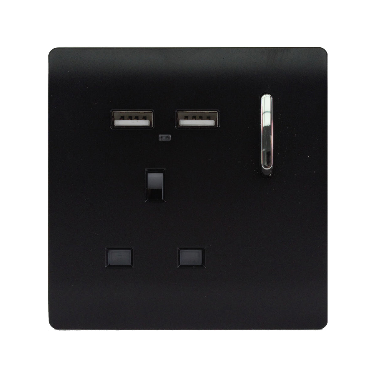 Trendswitch Artistic Modern 1 Gang 2x USB 2100mA Plug Socket