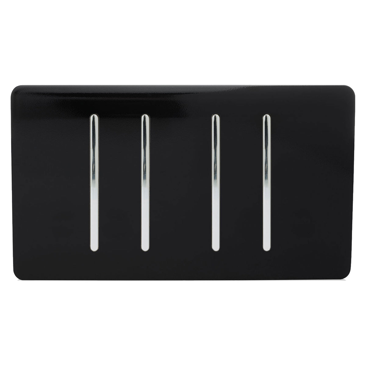 Trendiswitch Artistic Modern 4 Gang 1 or 2 Way Light Switch Twin Plate