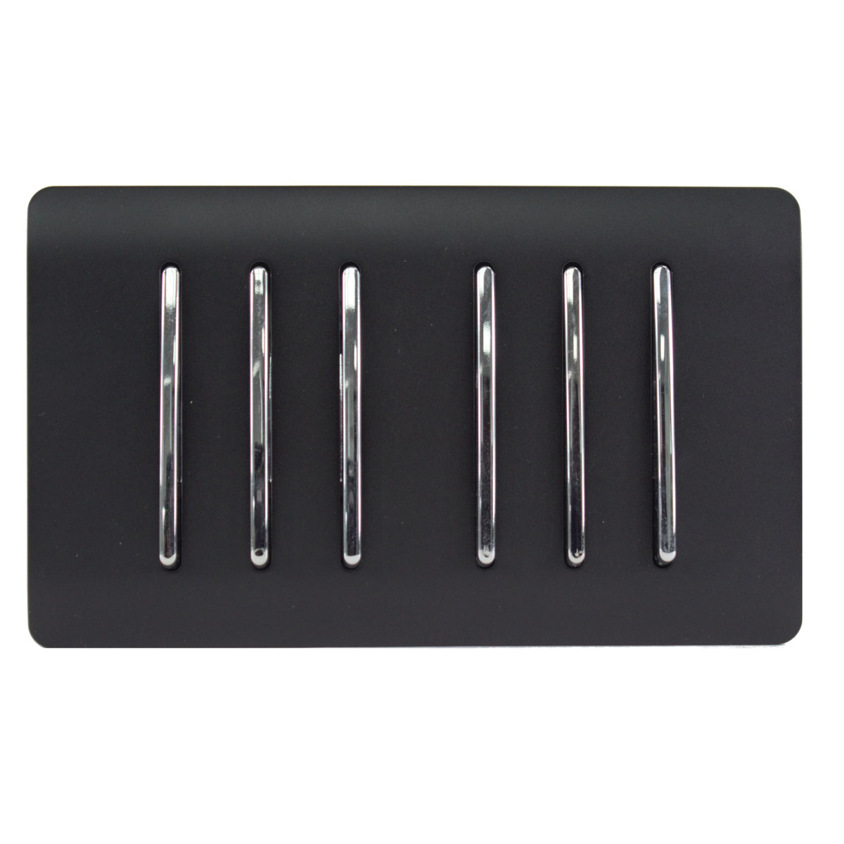 Trendiswitch Artistic Modern 6 Gang 1 or 2 Way Light Switch Twin Plate