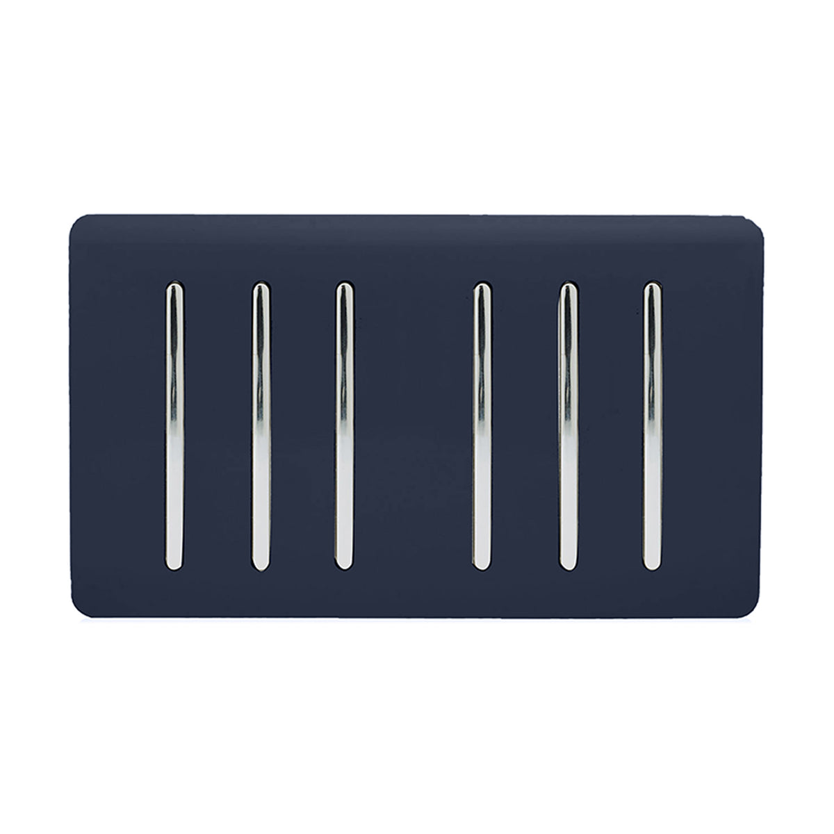 Trendiswitch Artistic Modern 6 Gang 1 or 2 Way Light Switch Twin Plate