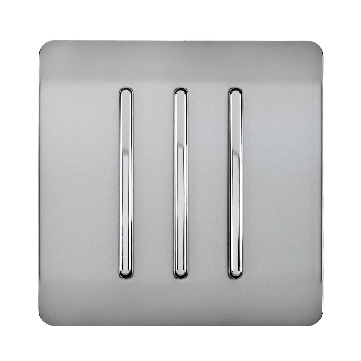 Trendiswitch Artistic Modern 3 Gang 1 or 2 way 10A Rocker Light Switch