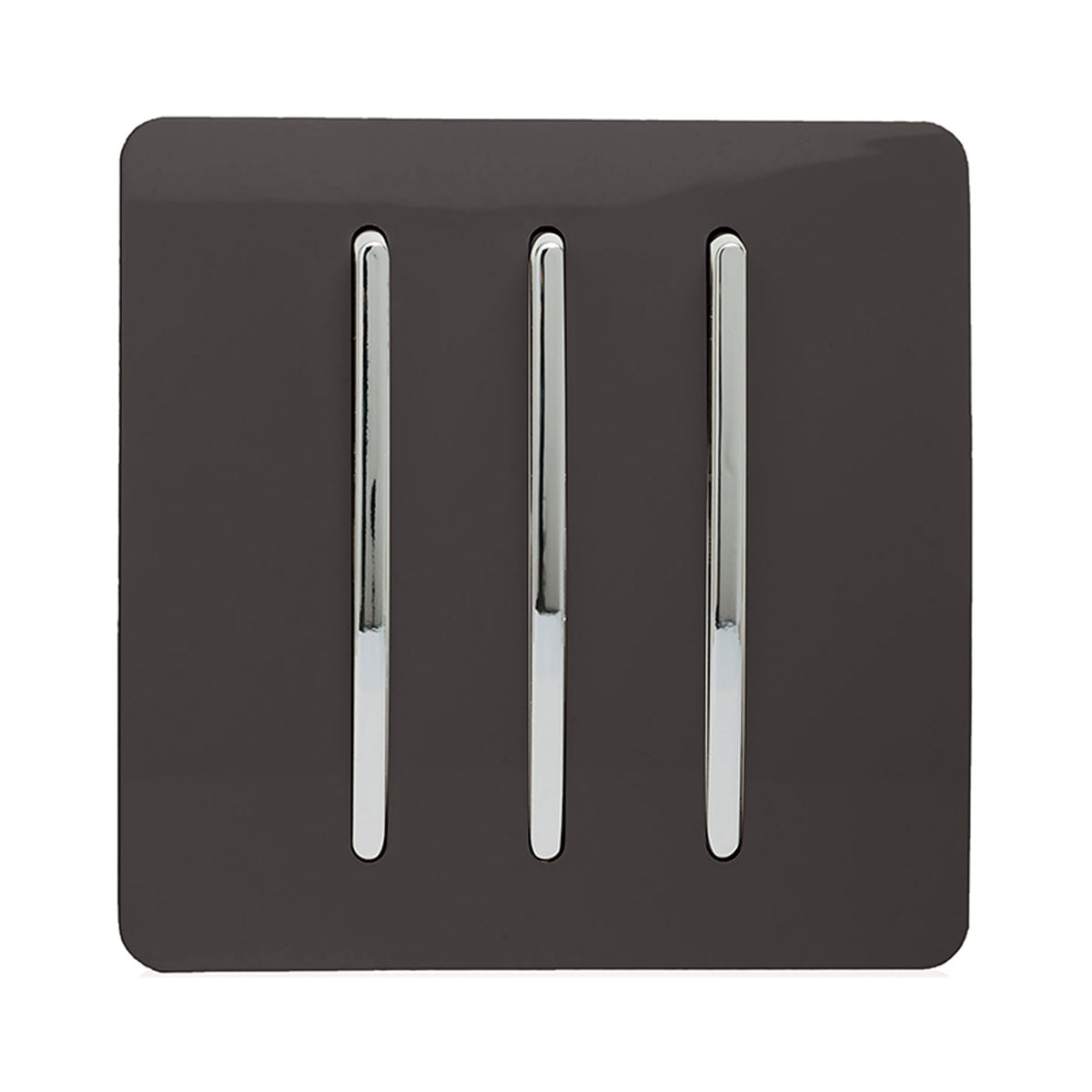 Trendiswitch Artistic Modern 3 Gang 1 or 2 way 10A Rocker Light Switch