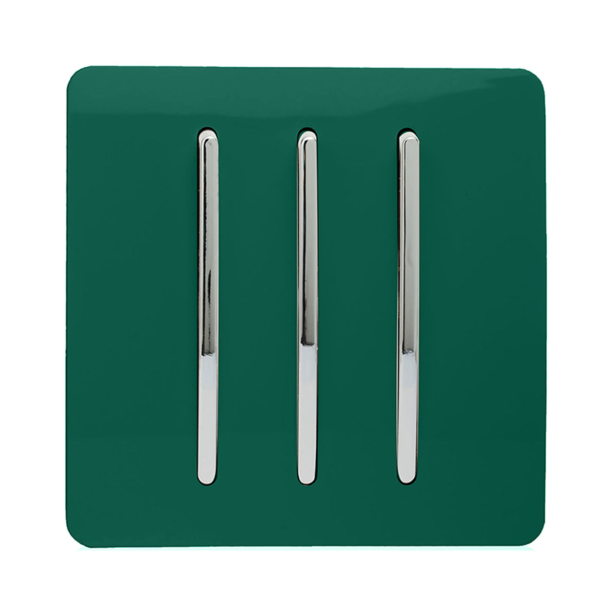 Trendiswitch Artistic Modern 3 Gang 1 or 2 way 10A Rocker Light Switch