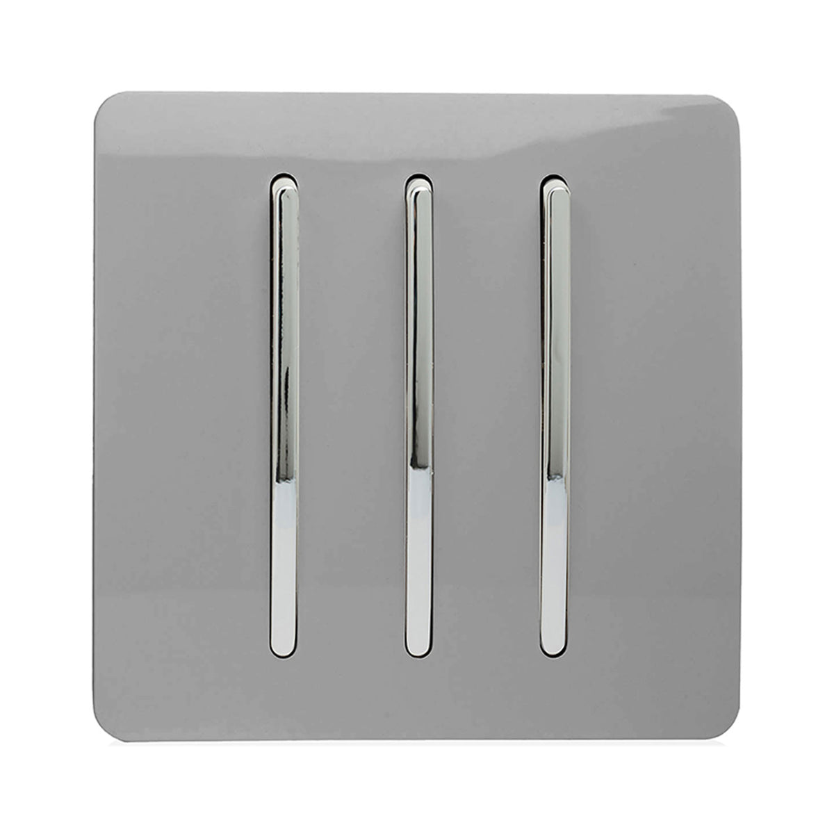 Trendiswitch Artistic Modern 3 Gang 1 or 2 way 10A Rocker Light Switch