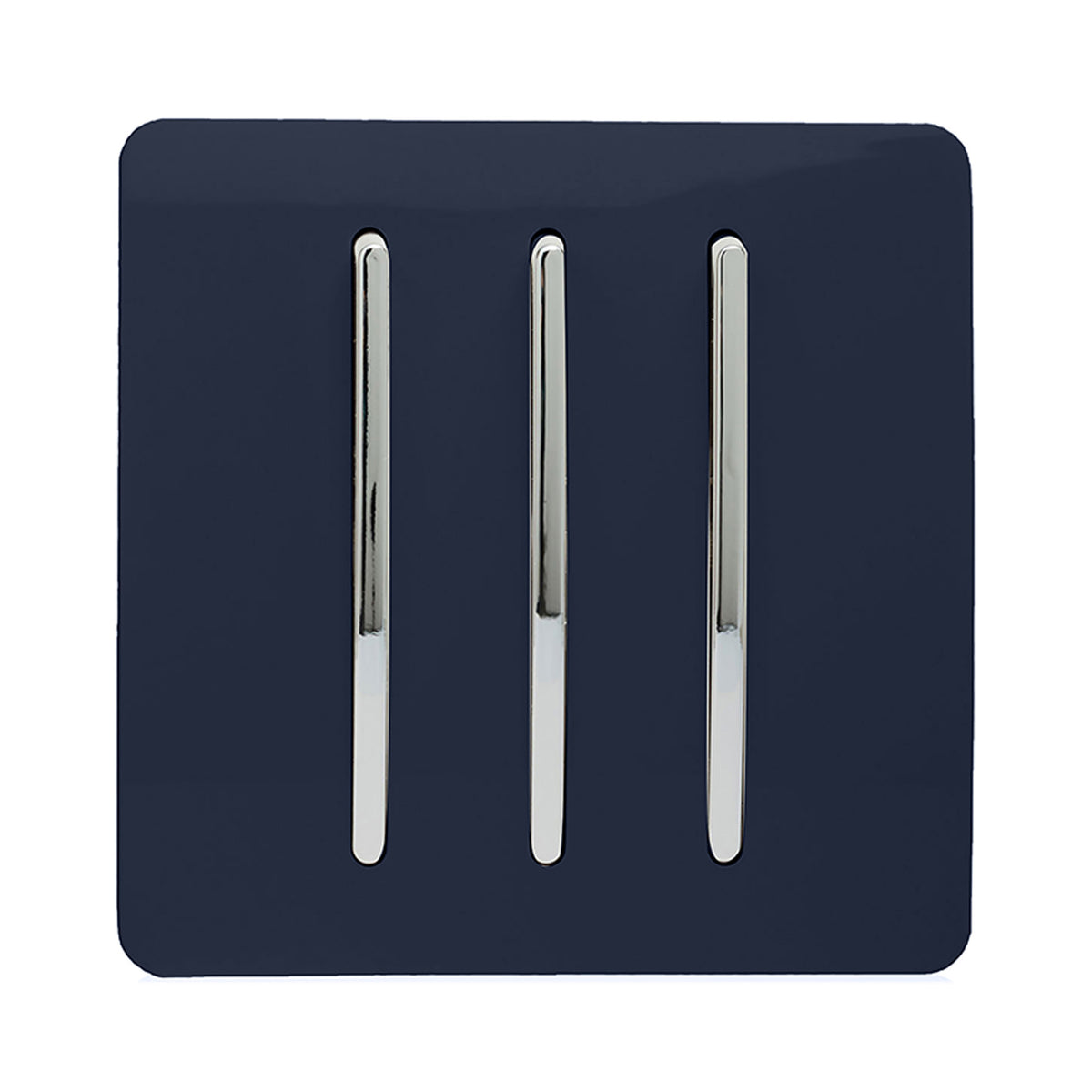 Trendiswitch Artistic Modern 3 Gang 1 or 2 way 10A Rocker Light Switch