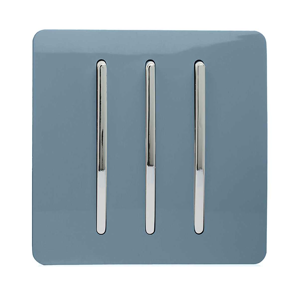 Trendiswitch Artistic Modern 3 Gang 1 or 2 way 10A Rocker Light Switch