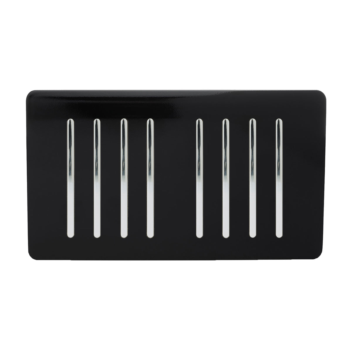 Trendiswitch Artistic Modern 8 Gang 1 or 2 Way 10A Light Switch Twin Plate