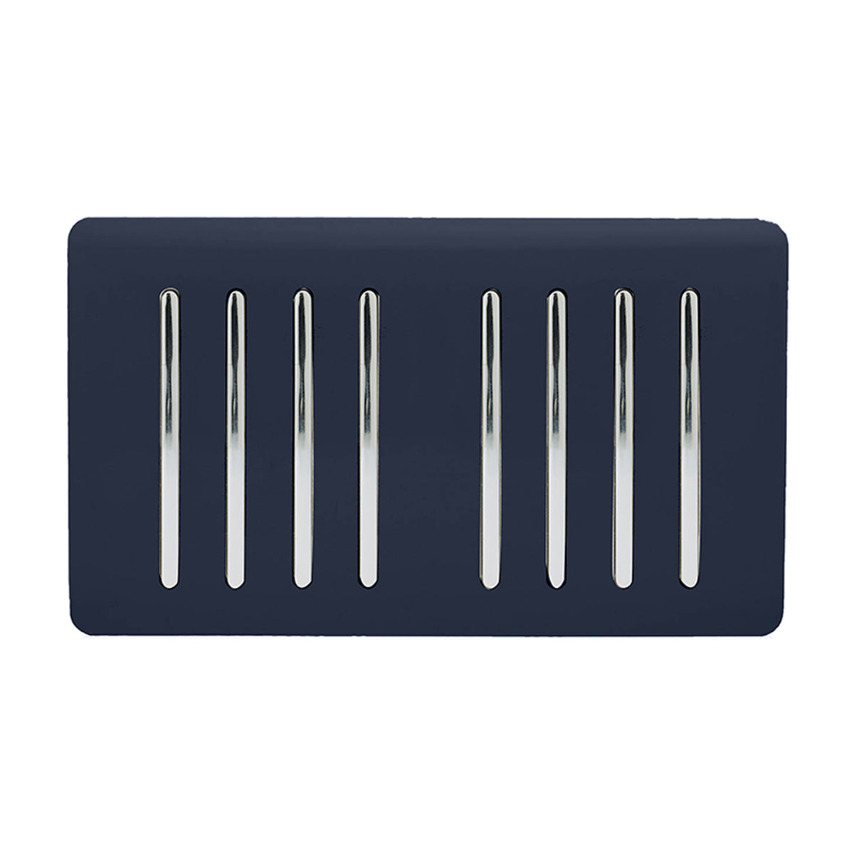 Trendiswitch Artistic Modern 8 Gang 1 or 2 Way 10A Light Switch Twin Plate