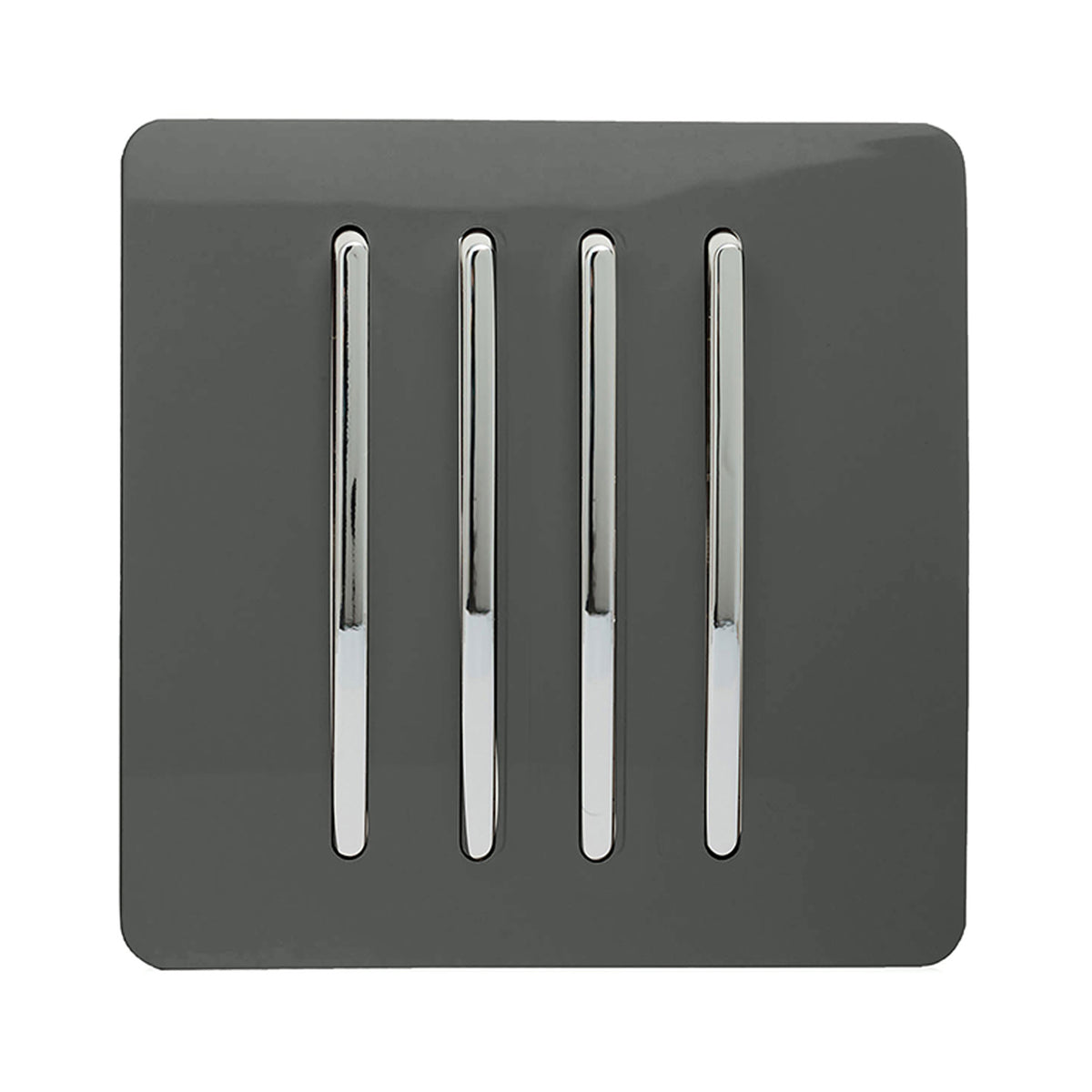 Trendiswitch Artistic Modern 4 Gang 1 or 2 way 10A Rocker Light Switch