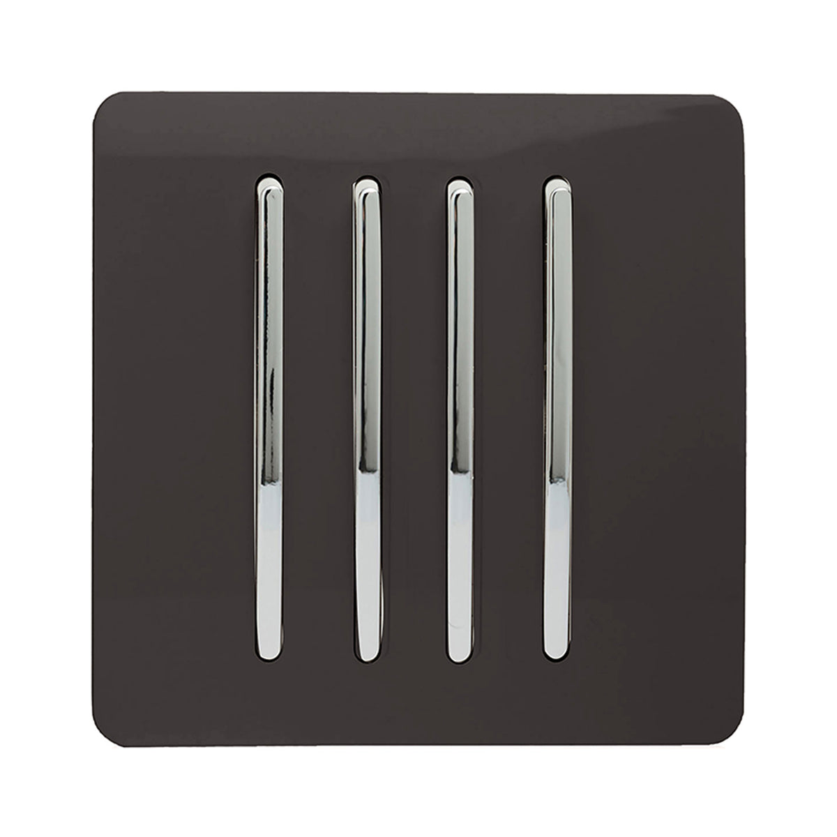 Trendiswitch Artistic Modern 4 Gang 1 or 2 way 10A Rocker Light Switch