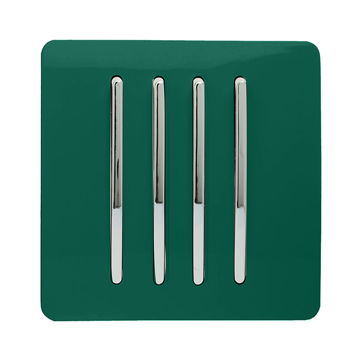 Trendiswitch Artistic Modern 4 Gang 1 or 2 way 10A Rocker Light Switch