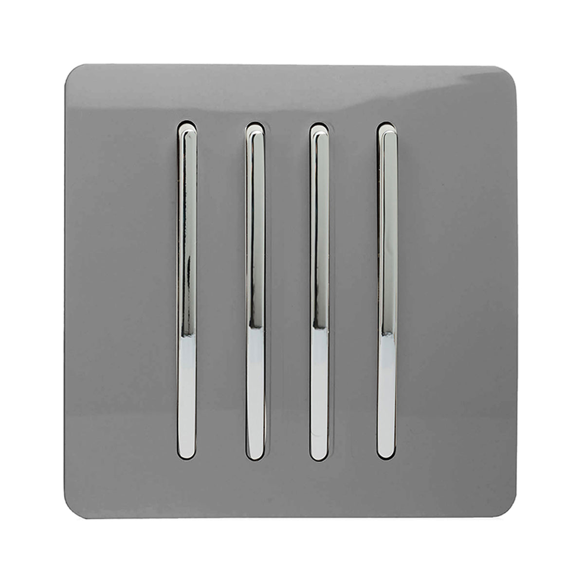 Trendiswitch Artistic Modern 4 Gang 1 or 2 way 10A Rocker Light Switch