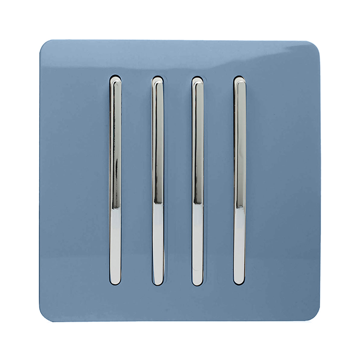 Trendiswitch Artistic Modern 4 Gang 1 or 2 way 10A Rocker Light Switch