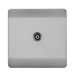 Trendiswitch Modern 1 Gang Female Co-Axial Television TV Socket