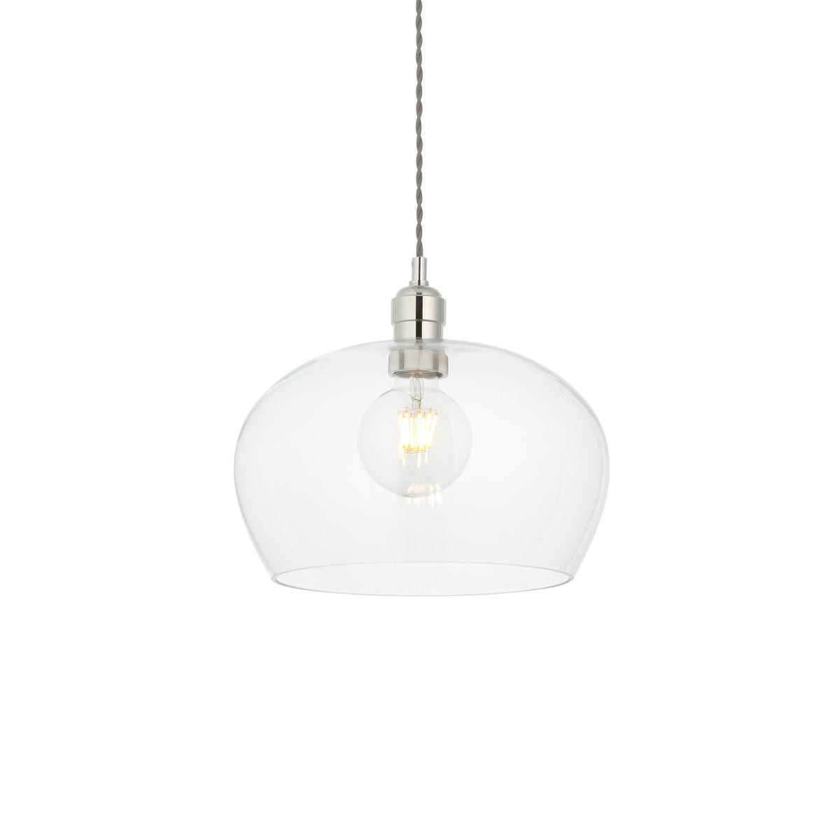 BIS677145 Bishop Medium Pendant Nickel