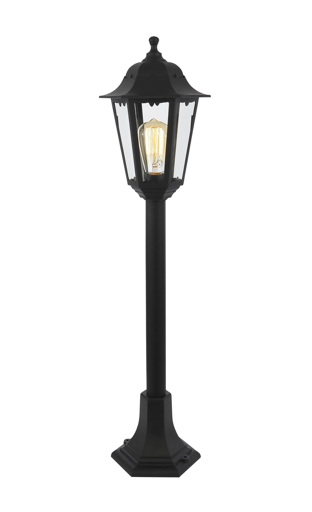 Forum CZ-25148-BLK Bianca Tall Post Lantern