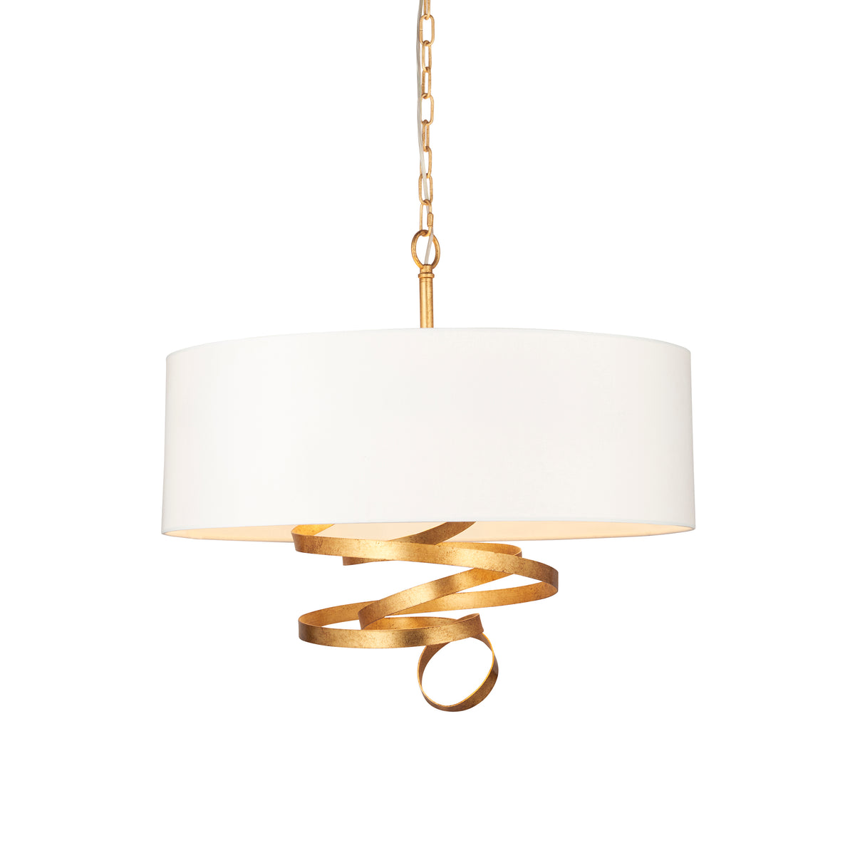 DEB268062 Debussy 3 Light Pendant Gold