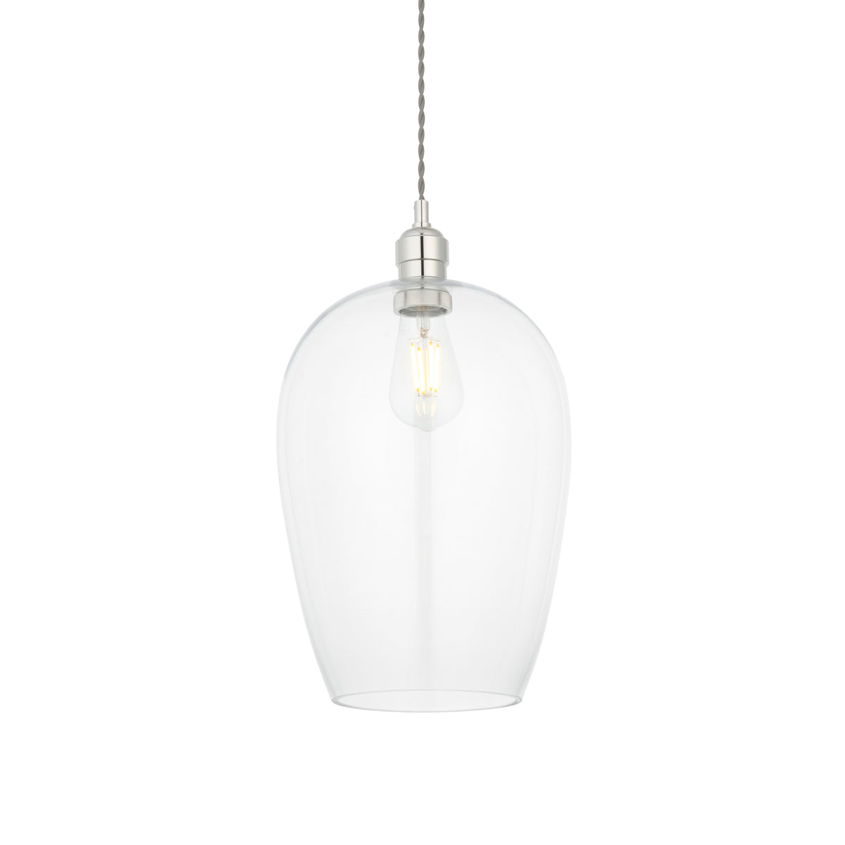 BIS678145 Bishop Large Pendant Nickel