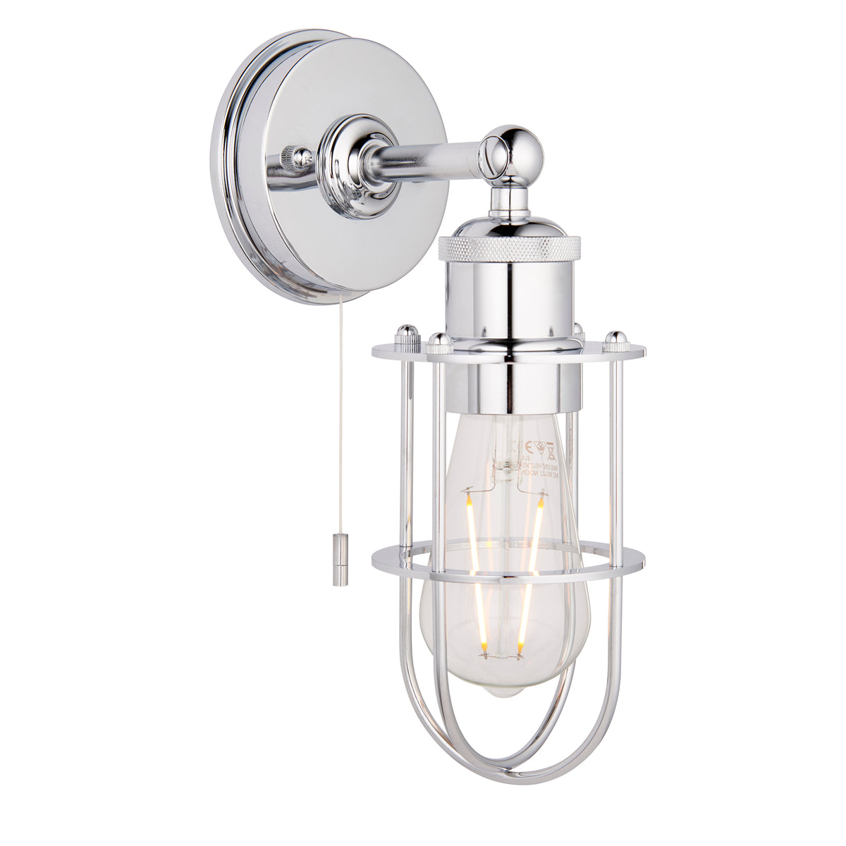 HAY509246 Haydn Wall Light Chrome