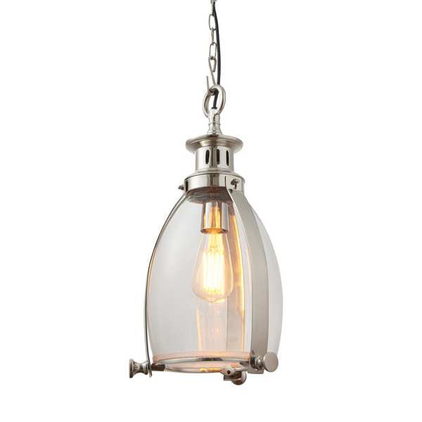 Endon EH-STORNI-S Storni Nickel Pendant