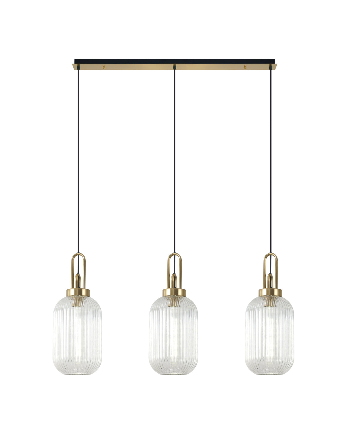 Aniston EM0950-KHSA Linear 3 Light Pendant