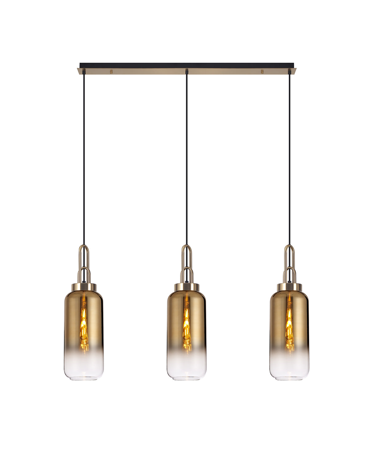 Aniston Linear 3 Light Pendant  EM9060-KHSA