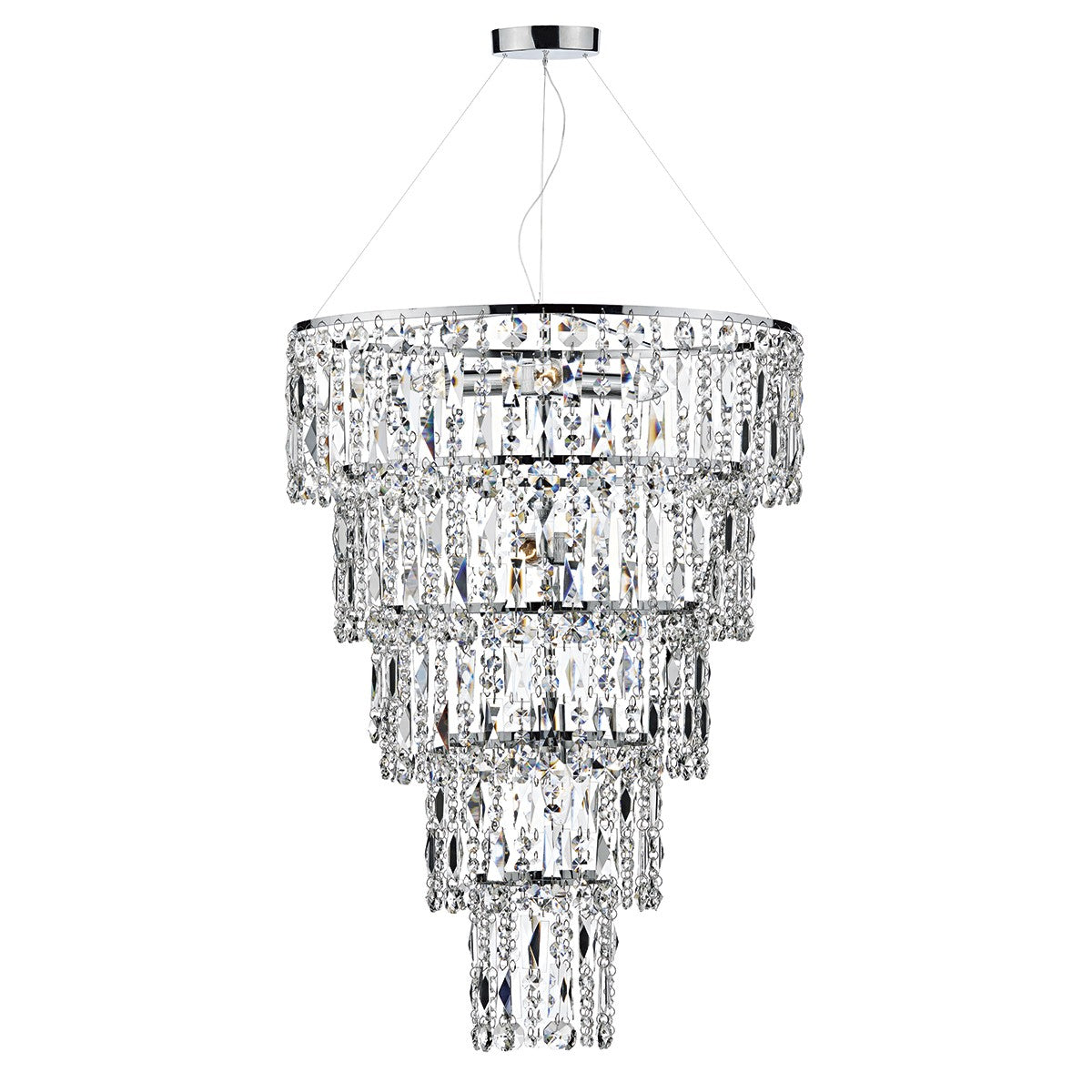 Dar ESC0650 Escala 6 Light Chandalier