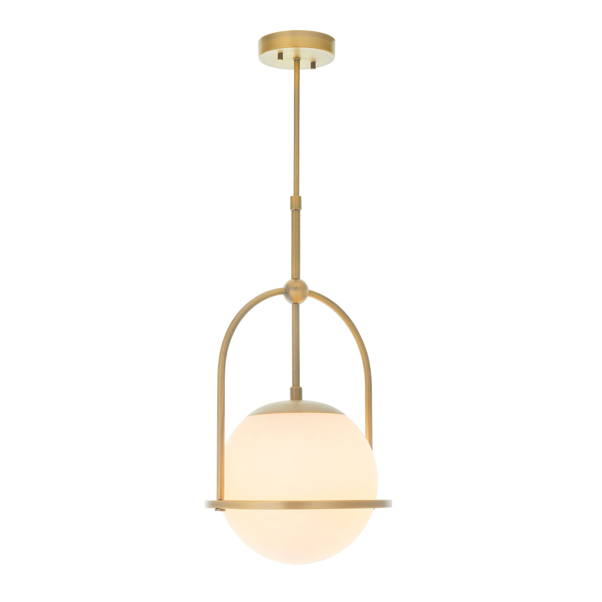 RAV844124 Ravel Single Pendant Antique Brass