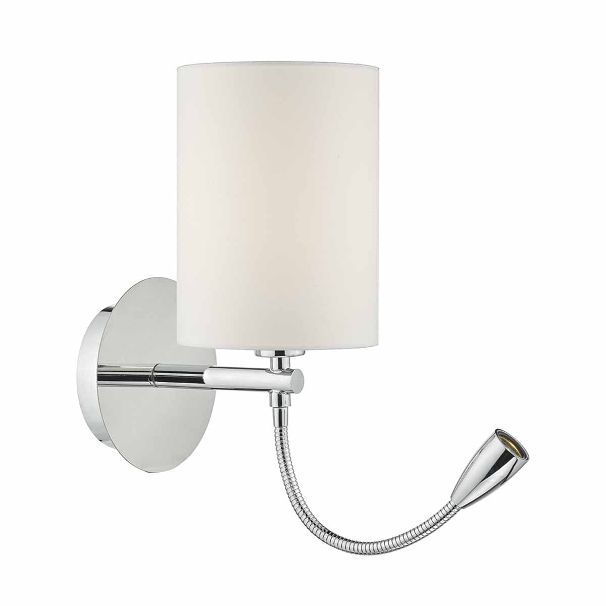 Dar FET0750 Feta Polished Chrome Wall Light Frame