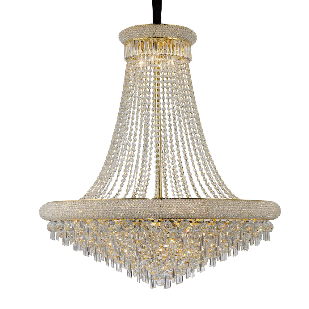 Diyas IL32113 Alexandra 20 Light Gold Chandelier