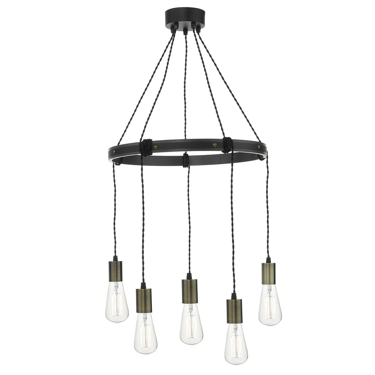 Dar IVA0531 Ivan 5 Light Cluster Pendant