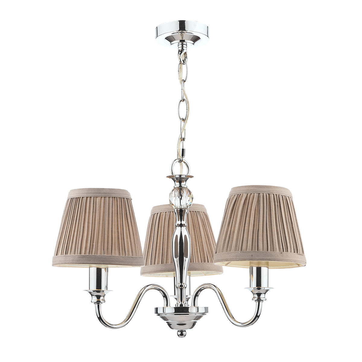 Laura Ashley LA3743655-Q Ellis 3 Light Pendant Polished Chrome
