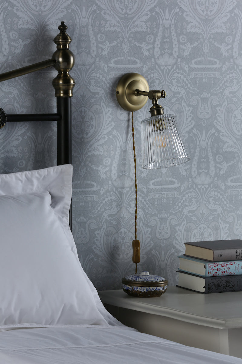 Laura Ashley LA3756044-Q Callaghan Plugged Wall Light