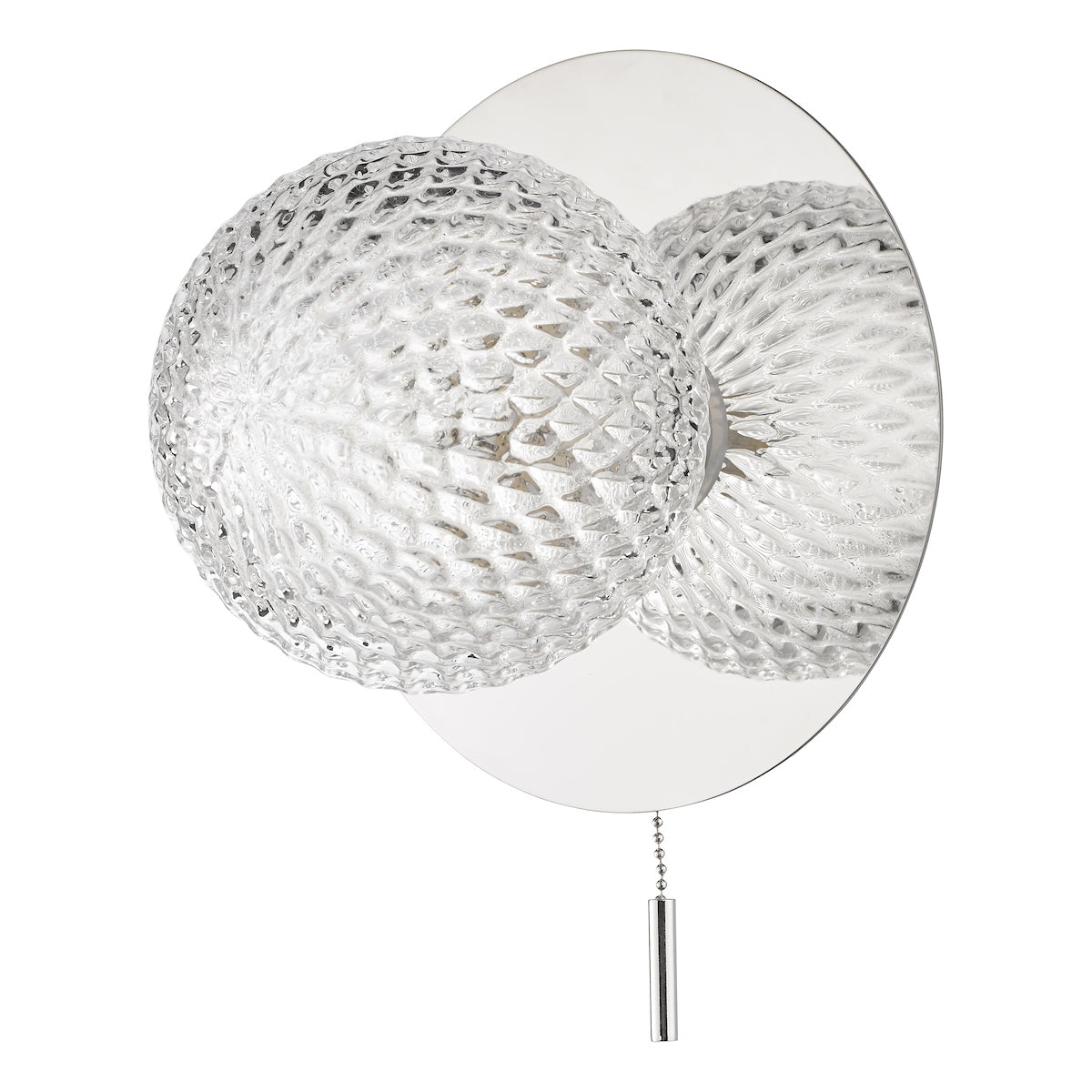 Laura Ashley LA3756048-Q Prague Bathroom Wall Light Polished Chrome