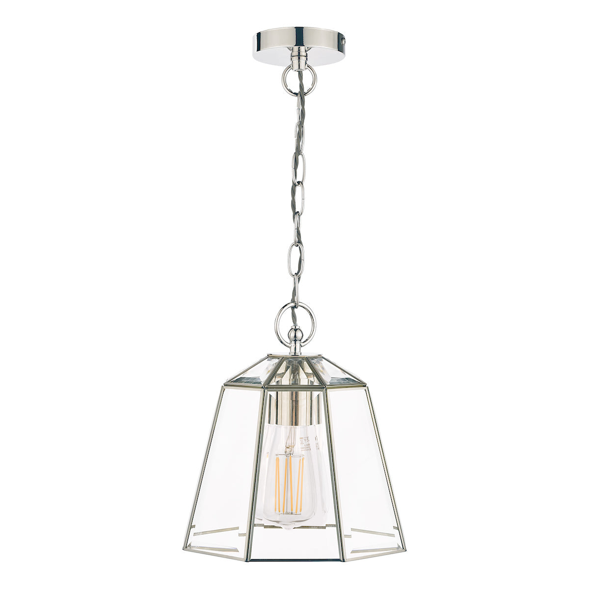 Laura Ashley LA3756166-Q Clayton Pendant Silver