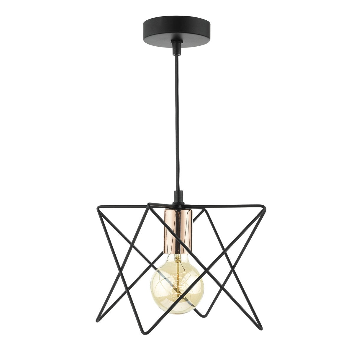 Dar MID0122 Midi Single Pendant Copper