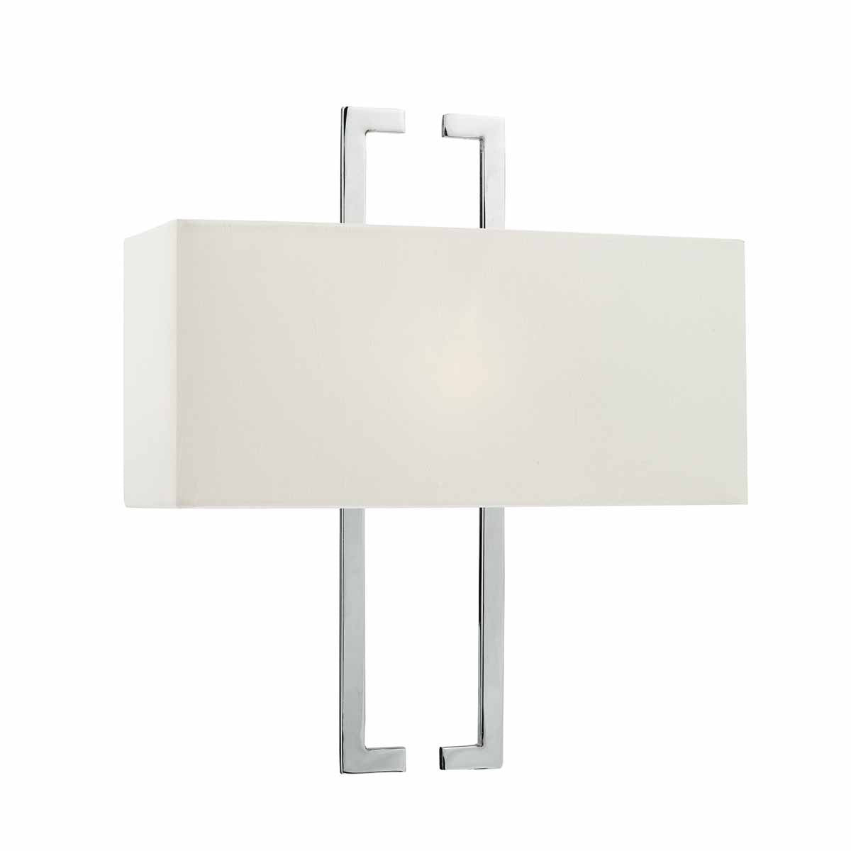 Dar NIL0750 Nile Polished Chrome Wall Light