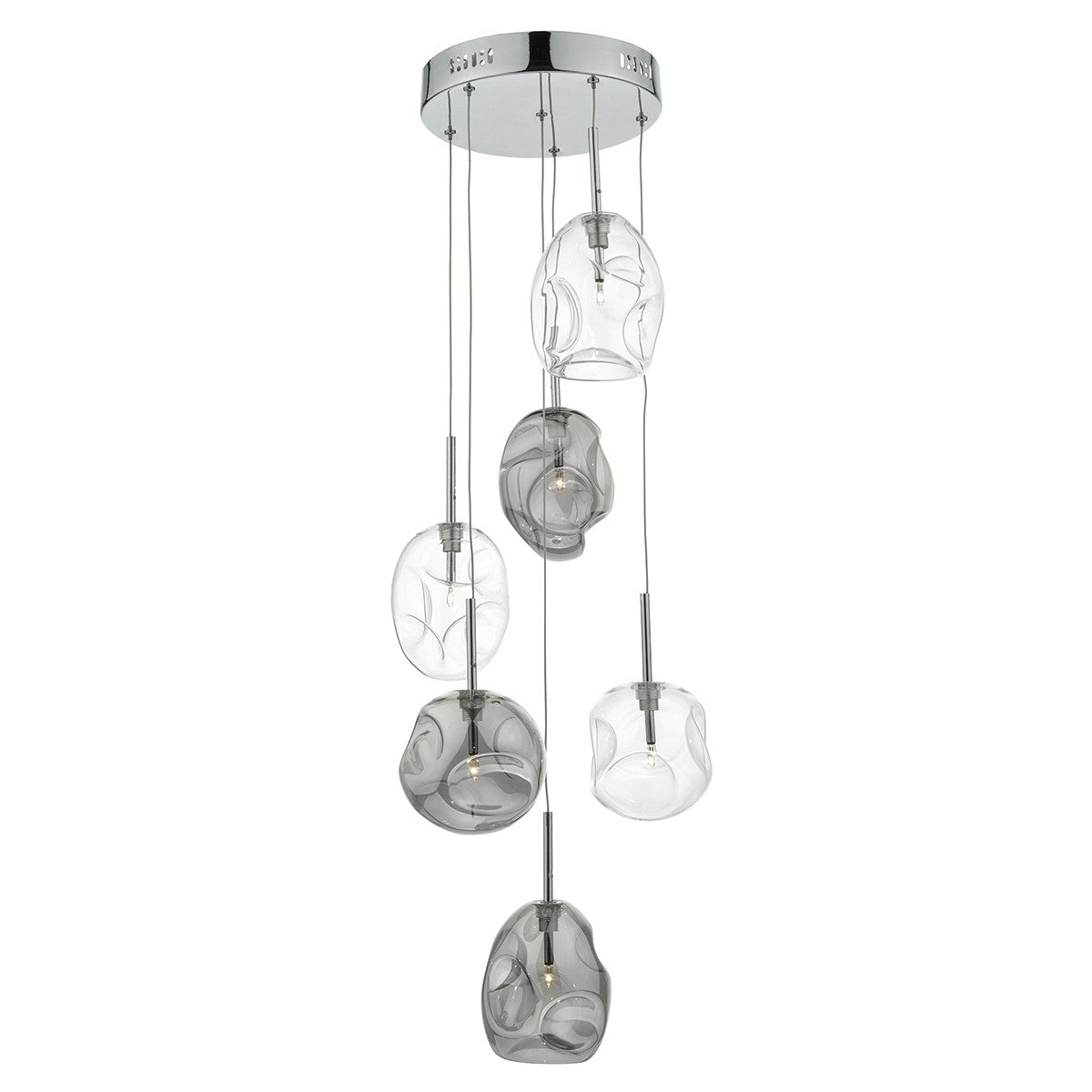 Dar QUI6410 Quinn 6 Light Cluster Pendant