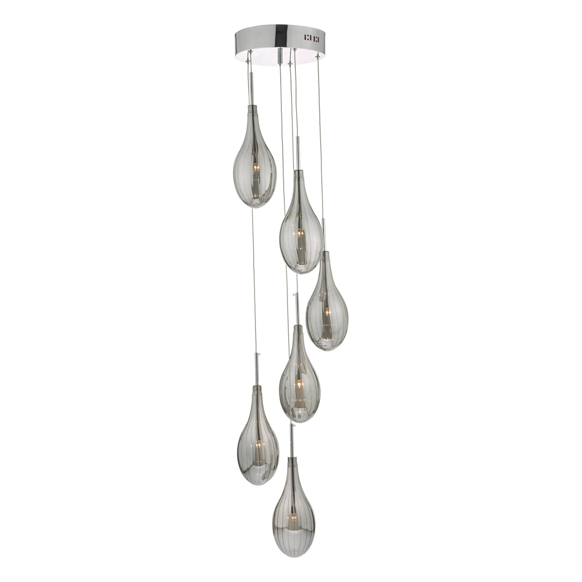 Dar SET6410 Seta 6 Light Cluster Pendant