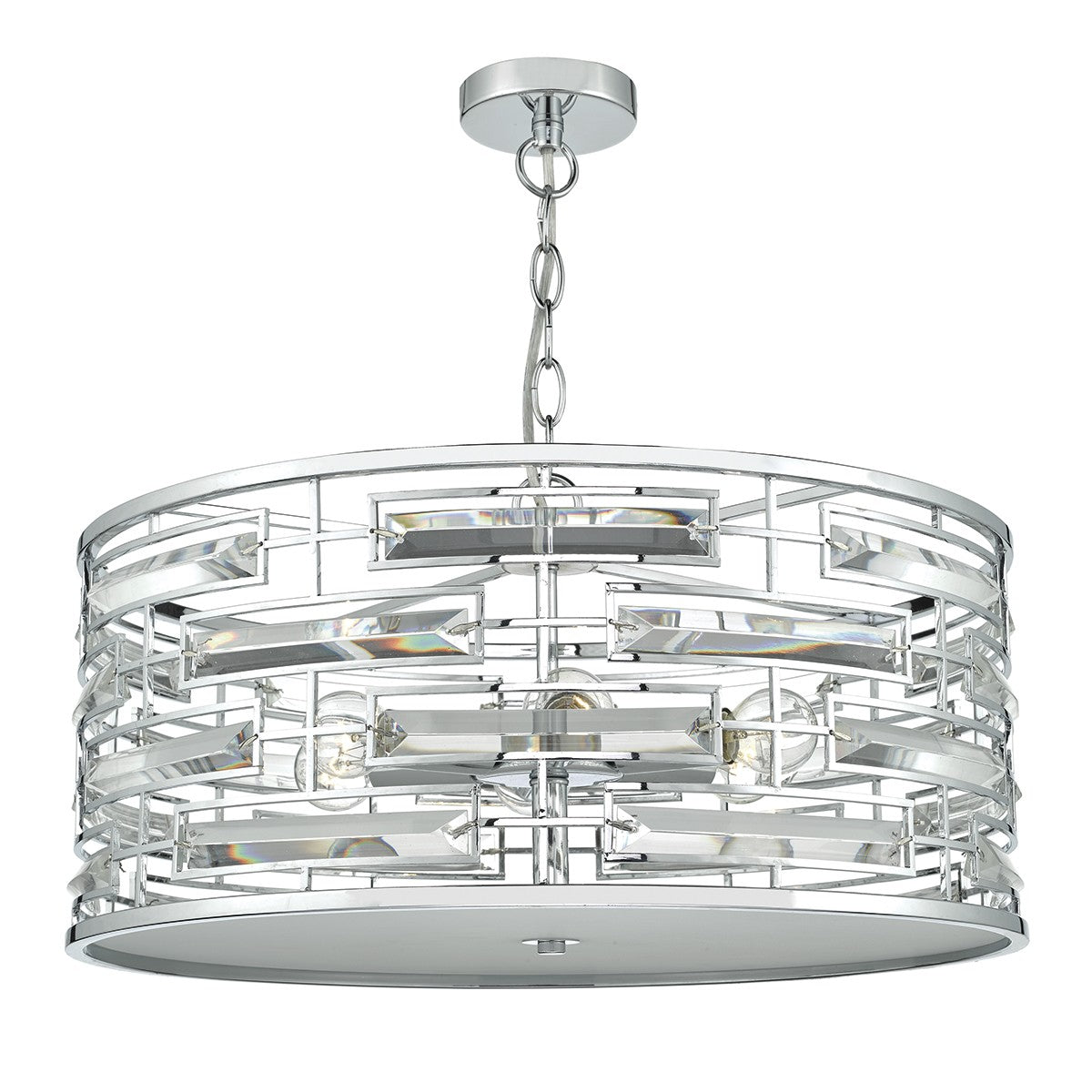 Dar SEV0650 Seville 6 Light Pendant