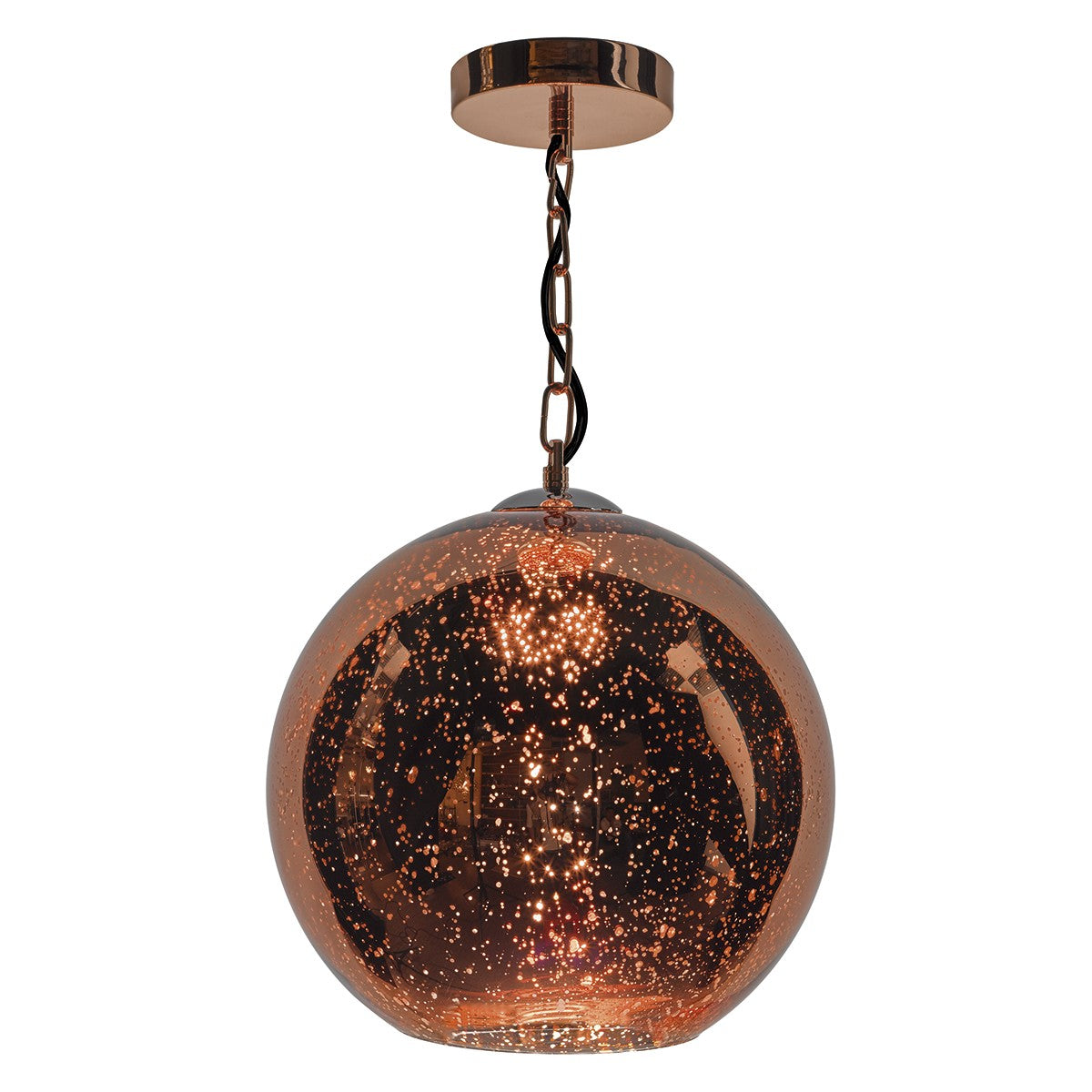 Dar SPE0164 Speckle Copper Pendant