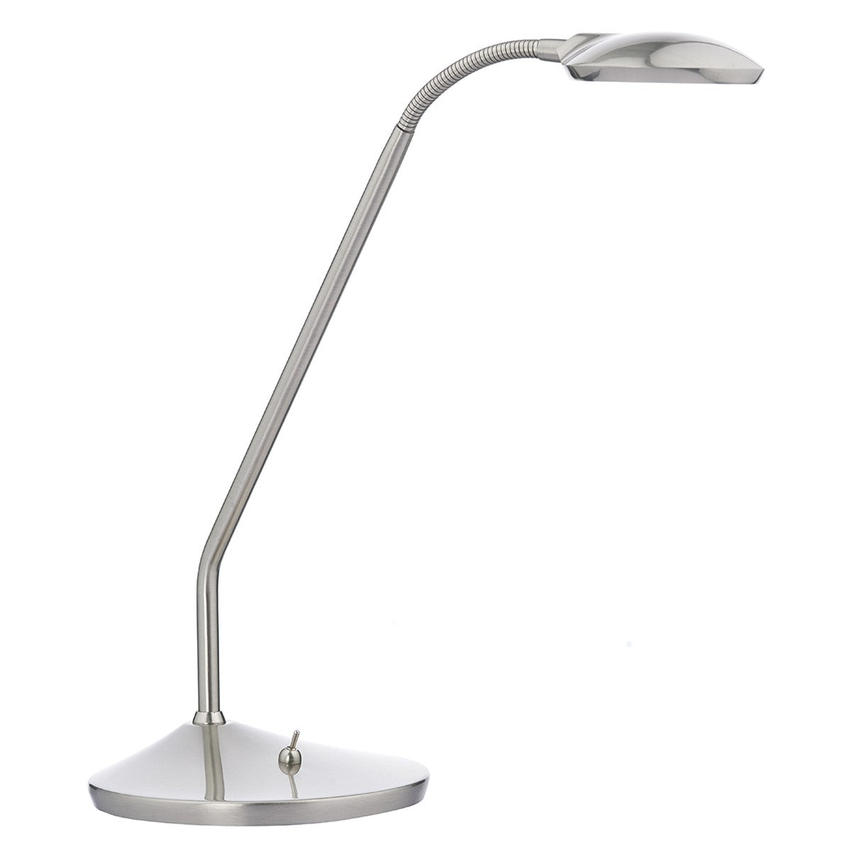 Dar WEL4046 Wellington LED Table Lamp Satin Chrome