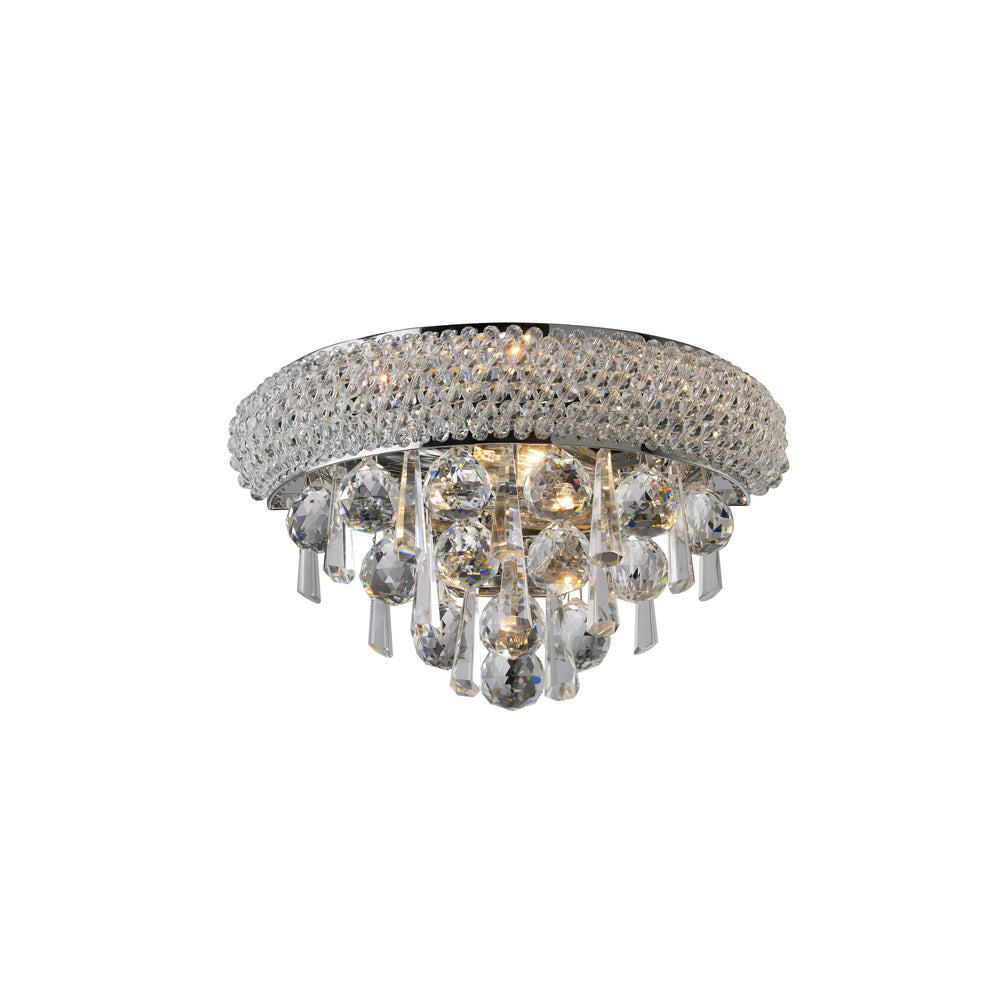 Diyas IL31440 Alexandra 2 Light Chrome Wall Light