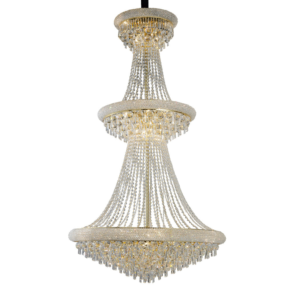 Diyas IL32114 Alexandra 29 Light Gold Chandelier