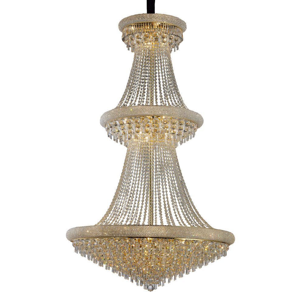Diyas IL32115 Alexandra 37 Light Gold Chandelier