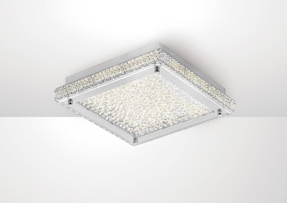 Diyas IL80071 Amelia LED Medium Flush Ceiling