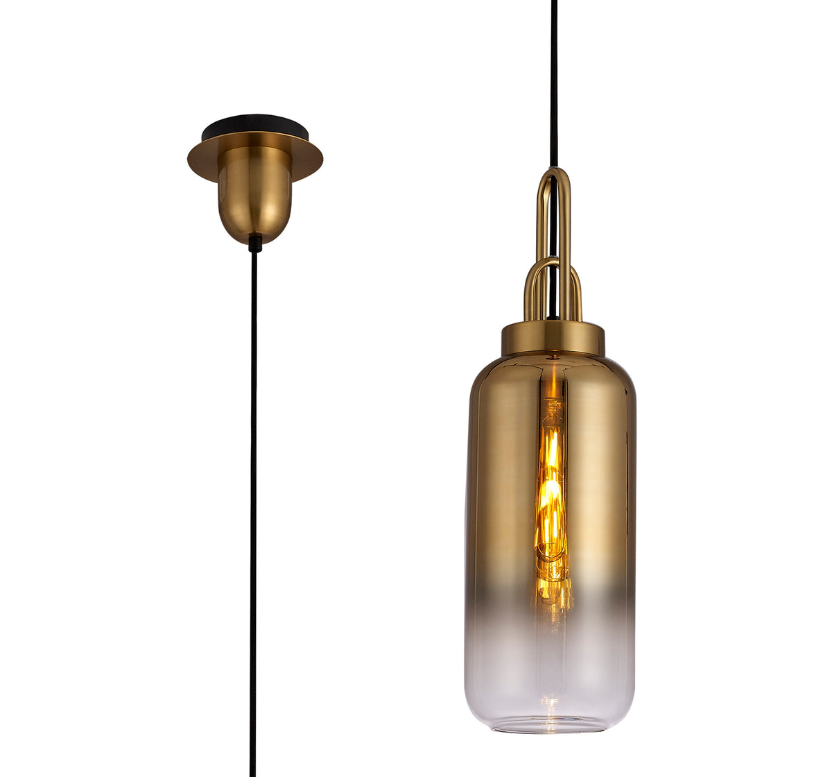 Aniston 1 Light Pendant  EM0530-KHSA
