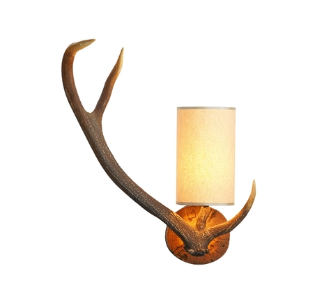 David Hunt ANT0729L Antler Left Wall Light
